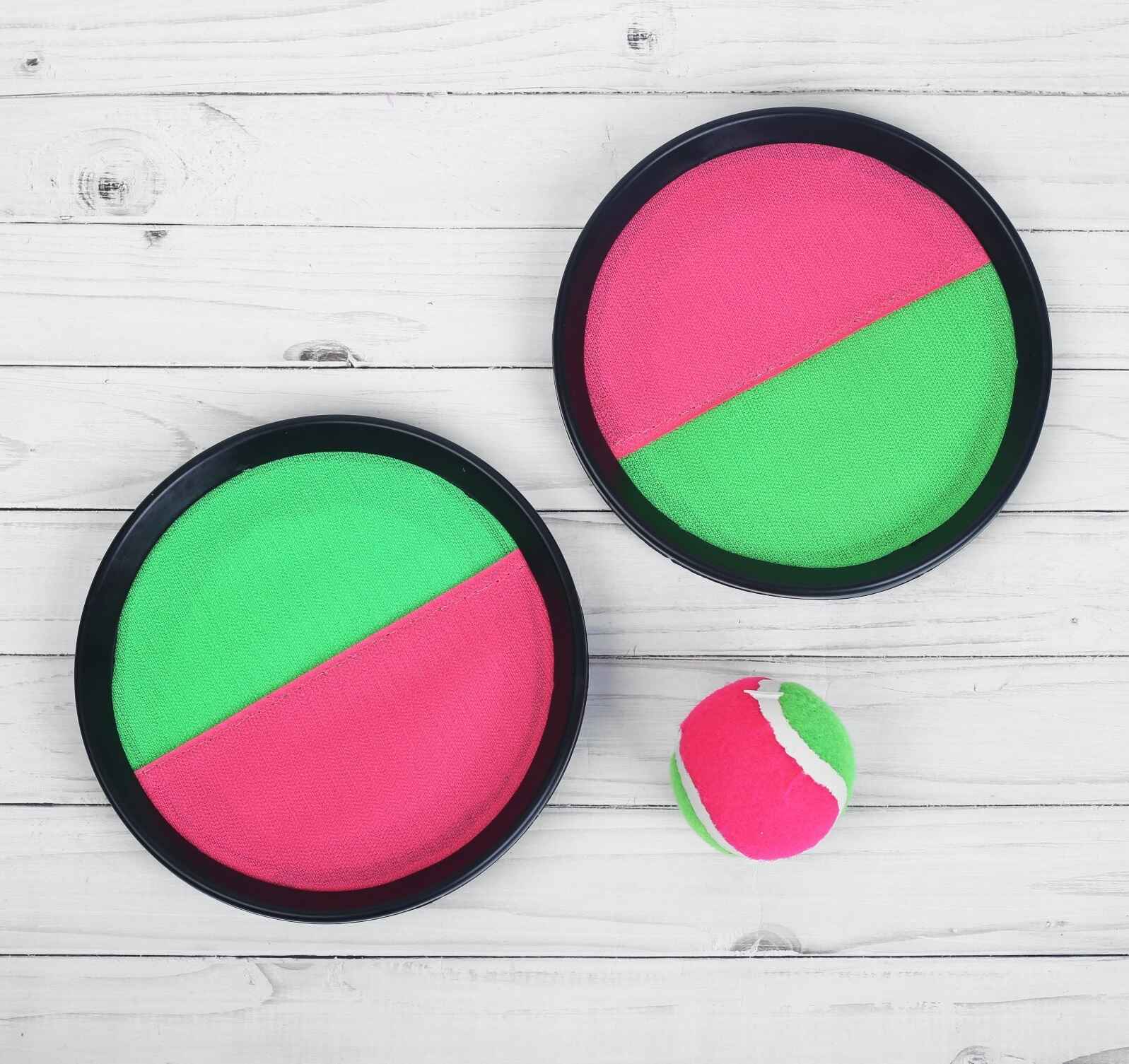 Игра Тарелка-липучка, набор: 2 тарелки, мяч., арт. 1670534