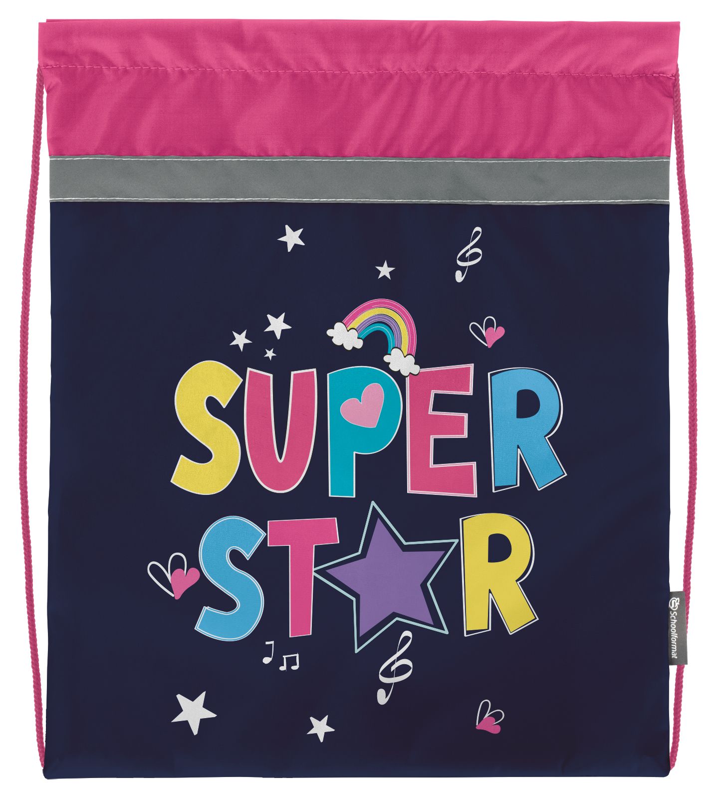 Мешок для обуви SUPER GIRL, арт. МОМ-СУР