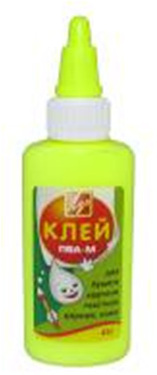 Луч Клей ПВА 45 гр. в цветном флаконе