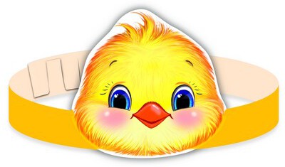 Маска-ободок. Цыпленок