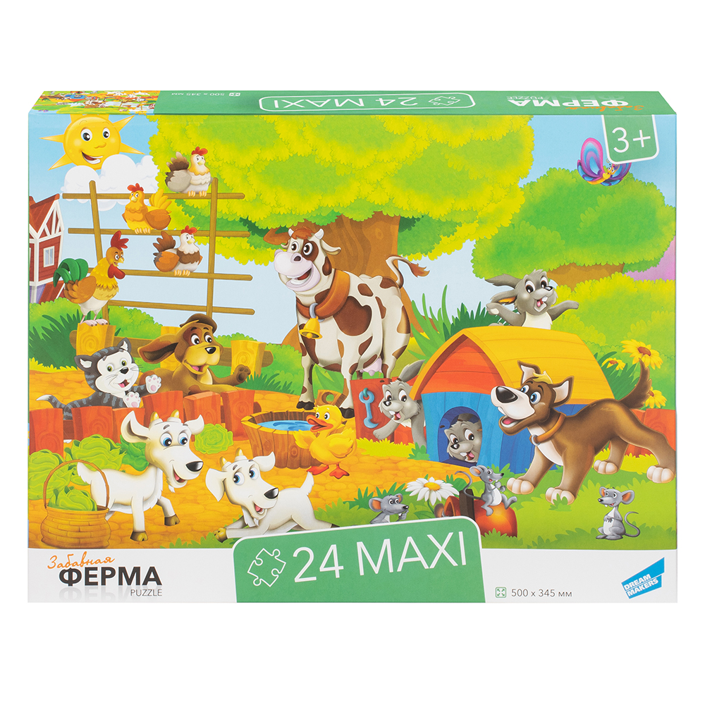 Пазл "Ферма", MAXI, 24 элемента, арт. RI2403