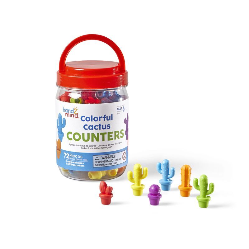 Развивающая игрушка "Такие разные кактусы"  (72 элемента), арт. 94449