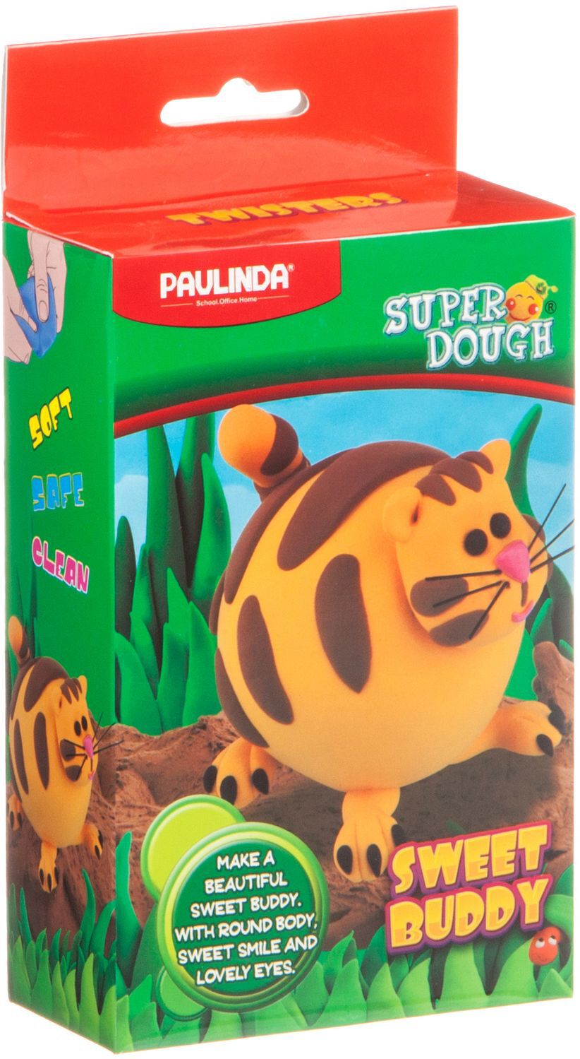 Набор с массой для лепки Sweet Buddy &quot;Тигр&quot; (Paulinda), арт.Н78000-ТИГР