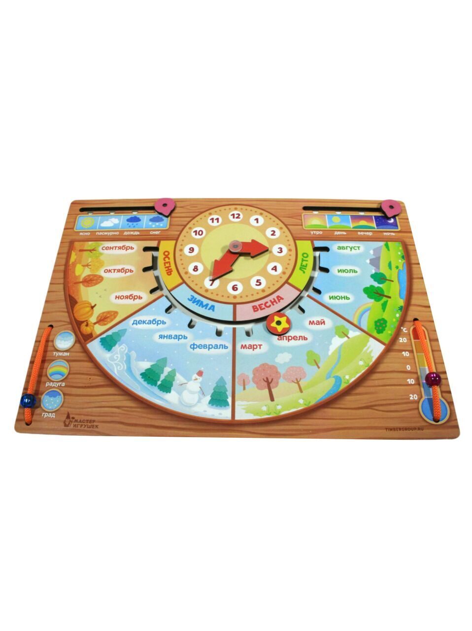 Обучающая доска «Календарь природы», арт. IG0721
