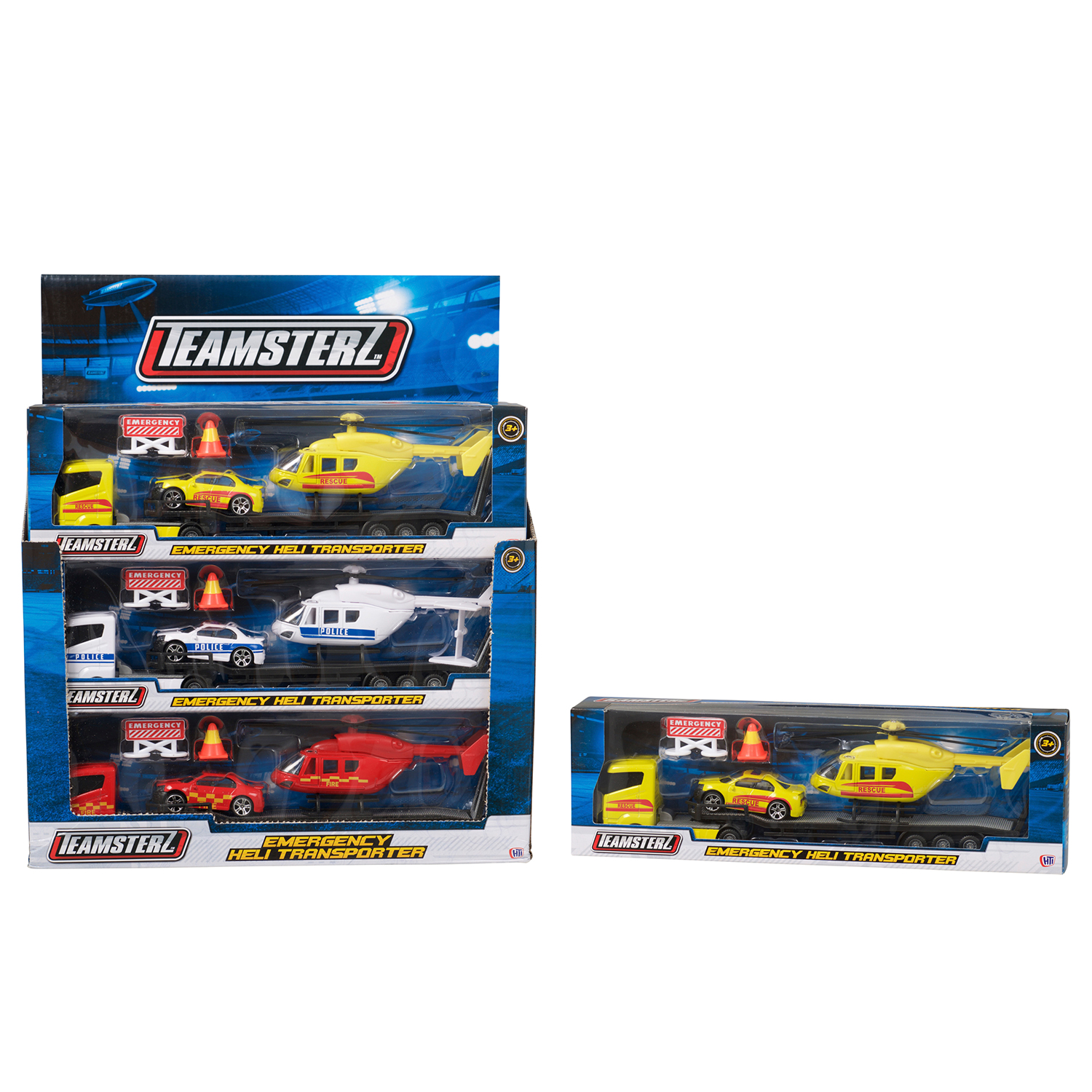 Перевозчик с машиной и вертолетом Teamsterz, арт. 1373618.18