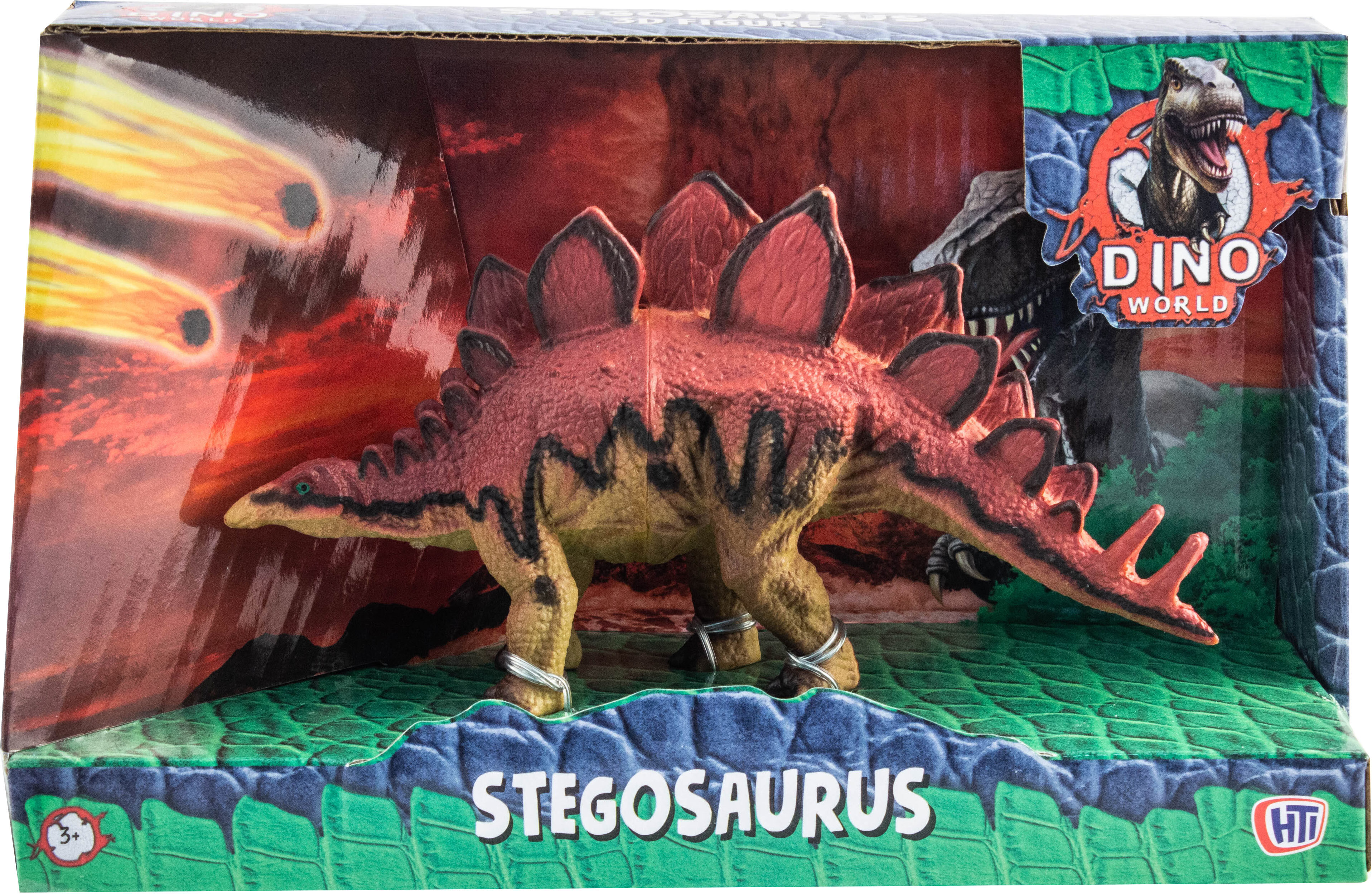Фигурка динозавра DINO WORLD "Стегозавр" 16 см, арт. 1374171