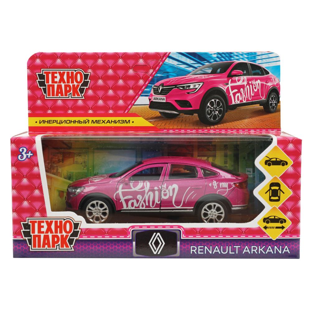 Renault Arkana розовый 12 см., арт. ARKANA-12GRL-PK