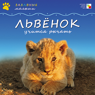 Львенок учится рычать