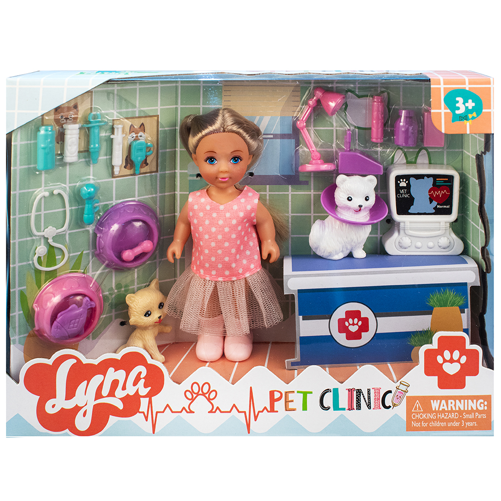 Игровой набор Кукла Эмили (в ветклинике), арт. 4613