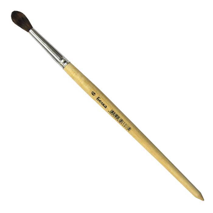 Кисть из волоса белки круглая № 6, арт. 064510