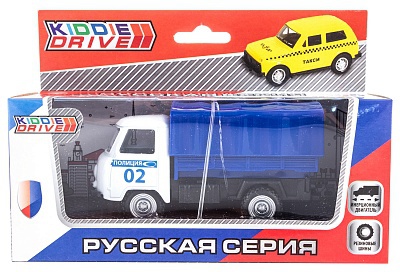 Автомобиль для перевозки личного состава полиции KiddieDrive, инерционный, арт. 1501223