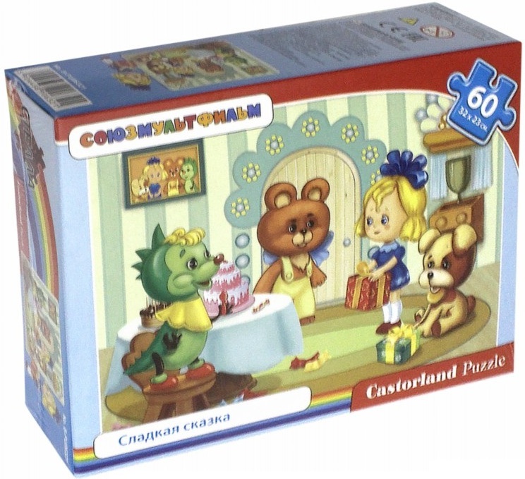Пазлы Кастор ленд 60 эл. Лиц.Сладкая сказка, арт. 5321