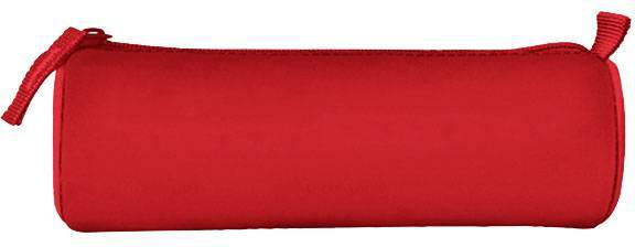 Пенал-косметичка 1 отд. сред. Creativiki 200х65 ткань молния красн.
