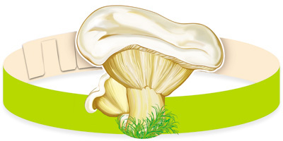 МА-12077 Маска-ободок. Грузди