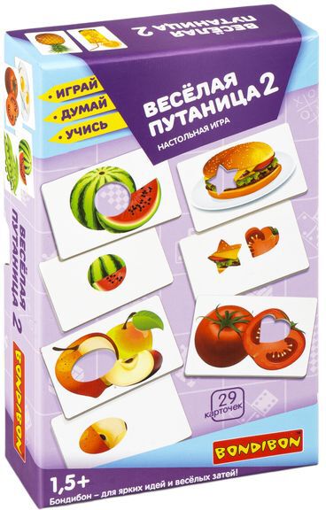Настольная игра Веселая путаница 2 Играй Думай Учись, арт. ВВ5213
