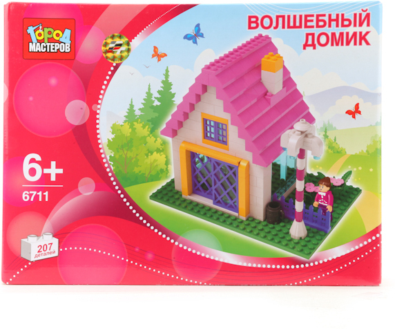 Конструктор Волшебный домик, 207 деталей