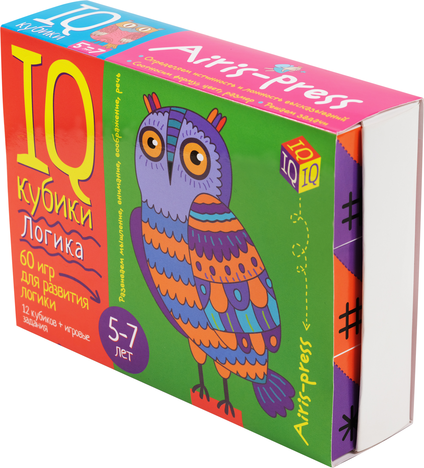 Умные кубики. Логика. 60 игр для развития логики. IQ Кубики