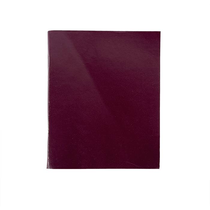 Тетрадь 96 листов LITE А4- в клетку, обложка бумвинил, на скрепке, бордо, арт. CBBVА4-96Br