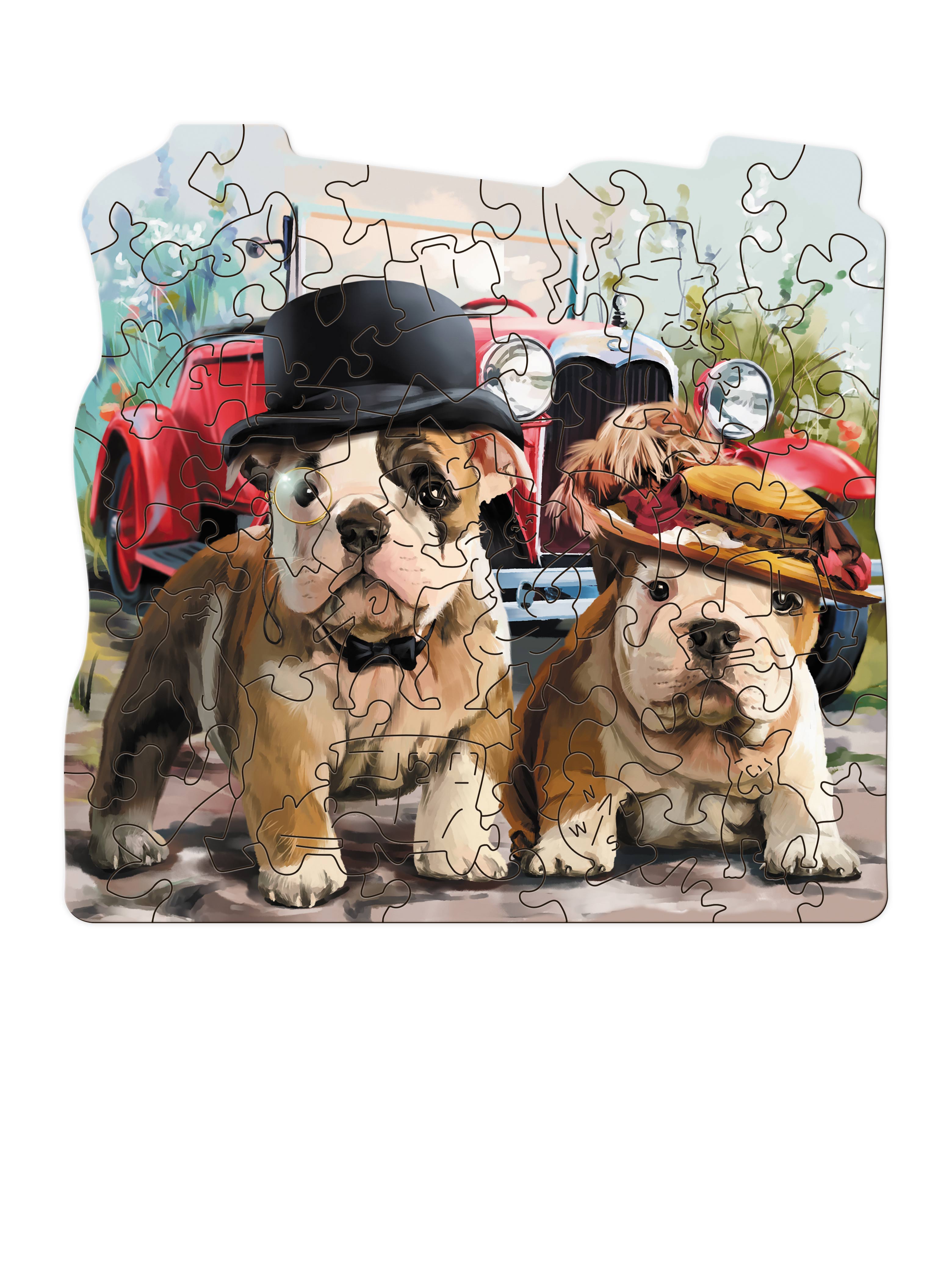 Фигурный деревянный пазл "ROAD TRIP" 50 дет., MIMI Puzzles, арт.8417 /36