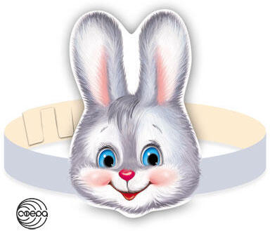 МА-7976 Маска-ободок Зайчик