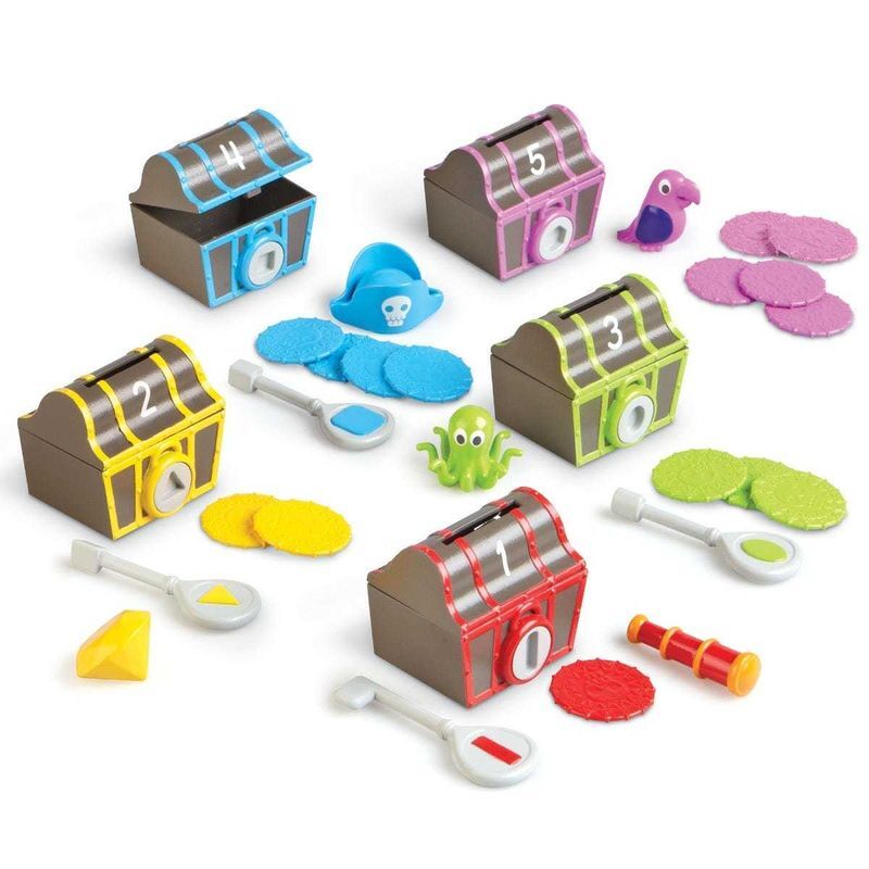 LER6808 "Замки и ключи. Пиратское сокровище"  (30 элементов)