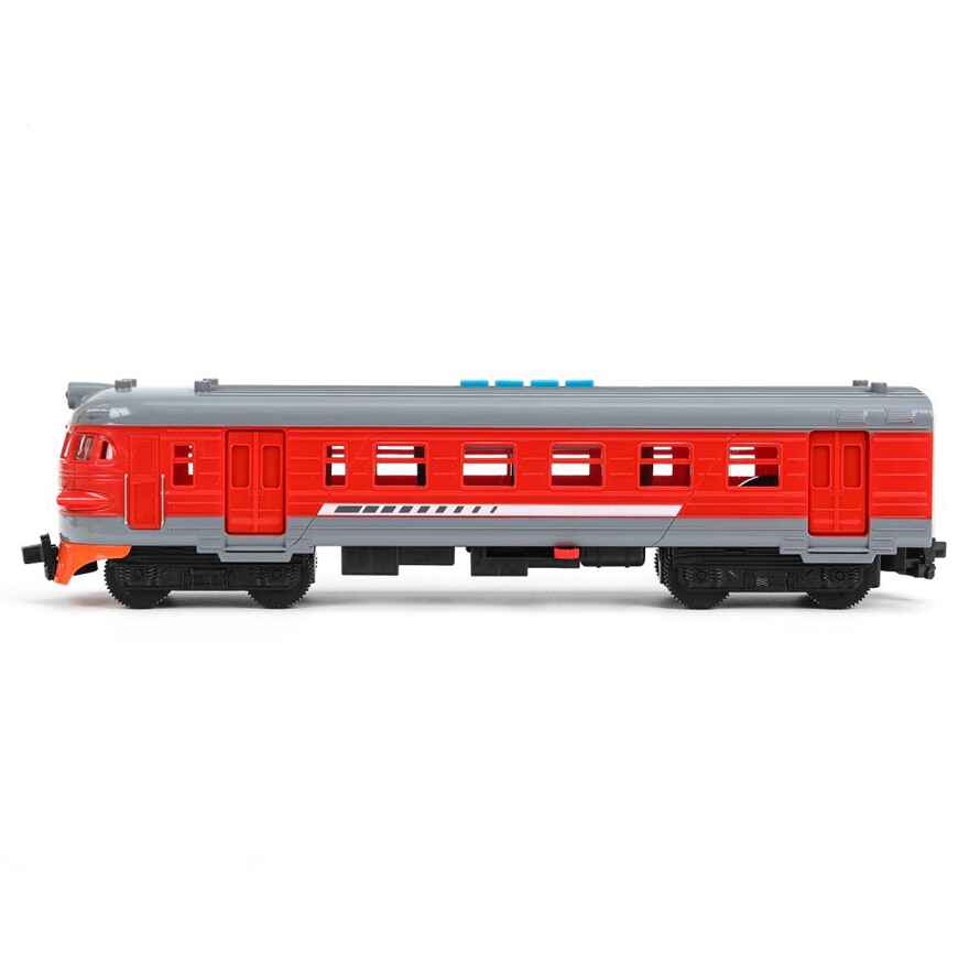 Электричка пластиковая 30 см, 4 кнопки, инерция, арт. COMTRAIN-30PL-RDGY, производитель Симбат, ISBN 468-0-10793-786-5, № 2