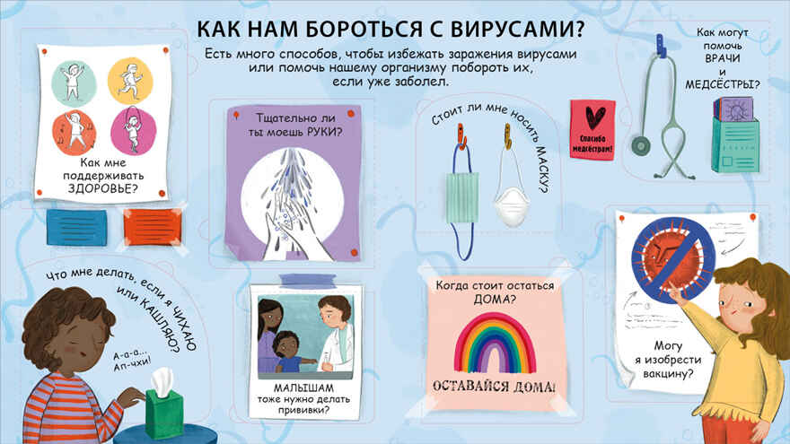 40 окошек. Что делать, чтобы быть здоровым. Самые первые вопросы и ответы, производитель Робинс , ISBN 978-5-43660-731-3, № 4