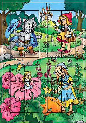 Пазл &quot;Встреча со сказкой&quot;, производитель Дрофа-медиа, ISBN 460-7-14735-161-1, № 1