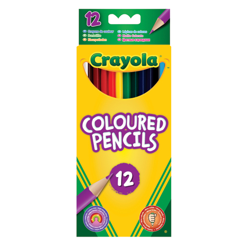 12 цветных карандашей, производитель Crayola, ISBN 501-0-06503-612-3, № 1
