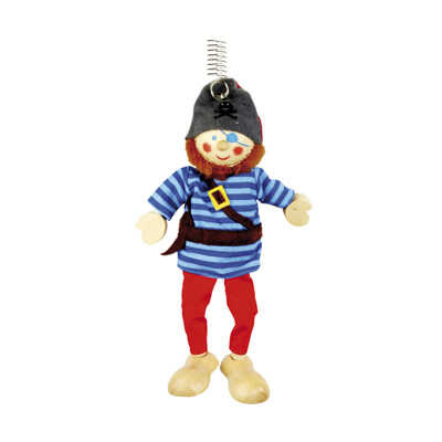 Фигурка на пружинке Пират, производитель BINO (БИНО), ISBN 401-9-35989-531-7№ 1