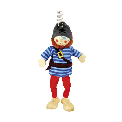 Фигурка на пружинке Пират, производитель BINO (БИНО), ISBN 401-9-35989-531-7, № 1