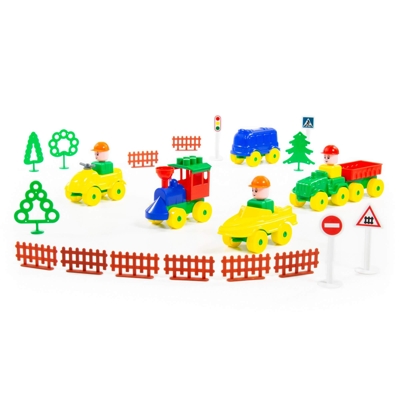 Конструктор Юный путешественник 65 элементов, арт. 52506, производитель Полесье, ISBN 481-0-34405-250-6№ 1