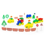 Конструктор Юный путешественник 65 элементов, арт. 52506, производитель Полесье, ISBN 481-0-34405-250-6, № 1