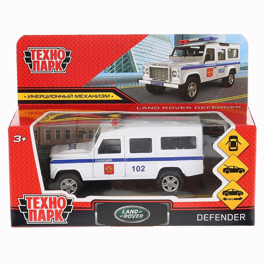 Land Rover Defender Полиция, 12 см., арт. DEFENDER-12POL-WH, производитель Симбат, ISBN 469-0-59021-035-2, № 1