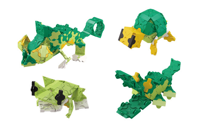 LAQ ANIMAL WORLD CHAMELEON Конструктор, 175 деталей, производитель LAQ, ISBN 495-2-90700-125-2, № 1