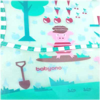 Нагрудник с кармашком Арт. 836 Nature Поросята, производитель Babyono, ISBN 590-1-43540-735-6 № 3