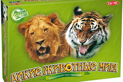 Tactic Games Дикие животные мира Игра с карточками, арт. 01864T, производитель Tactic (Тактик), ISBN 641-6-73901-864-5, № 1
