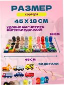 Счёт, рыбалка,сортер,вкладыши 52 детали, арт. ИД-8664, производитель Рыжий кот, ISBN 468-0-08848-664-2, № 5