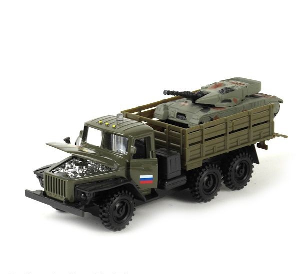 Машина металлическая Технопарк Урал с техникой, арт. CT-1235B(G1+J1+K1)), производитель Симбат, ISBN 469-0-59002-251-1, № 5