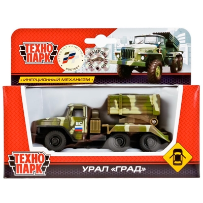 Машина металлическая Технопарк Урал, арт. SB-15-35-M3-WB, производитель Симбат, ISBN 469-0-59009-469-3№ 1