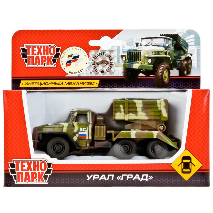 Машина металлическая Технопарк Урал, арт. SB-15-35-M3-WB, производитель Симбат, ISBN 469-0-59009-469-3, № 1
