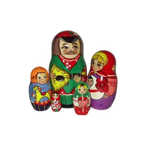Матрешка "Семейка", арт.Р45/749, производитель ТД БЭМБИ, ISBN 460-7-10255-749-2, № 1