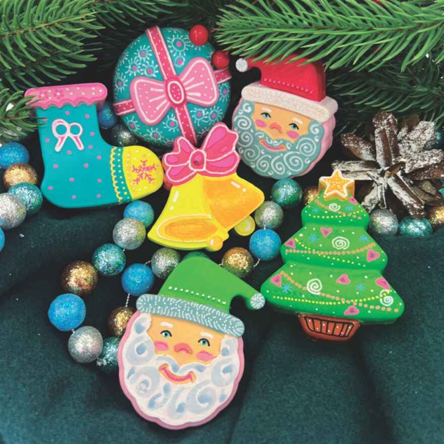 Фигурки для раскрашивания из гипса Новогодние сказки, арт. GR-1054, производитель BUMBARAM (БУМБАРАМ), ISBN 464-0-23917-143-8, № 4