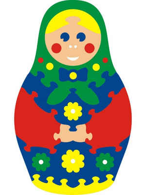 Мозаика мягкая &quot;Матрешка&quot;, производитель Тедико, ISBN 460-0-00145-353-7№ 1