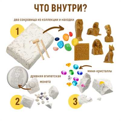 Набор с квестом 3 в 1 Раскопки в Древнем Египте, арт. dig-44, производитель BUMBARAM (БУМБАРАМ), ISBN 462-0-03915-204-2 № 4