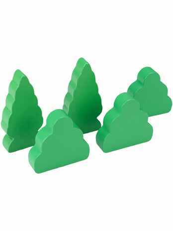 Деревянная железная дорога 45см, 26дет.(Арт.ИД-1224), производитель Рыжий кот, ISBN 467-0-15911-224-2№ 5