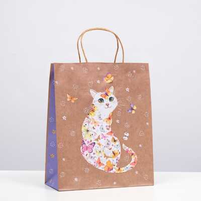 Пакет подарочный Кошечка, арт. 9160856, производитель Sima-land (Сима-Ленд), ISBN 690-0-09160-856-4№ 1