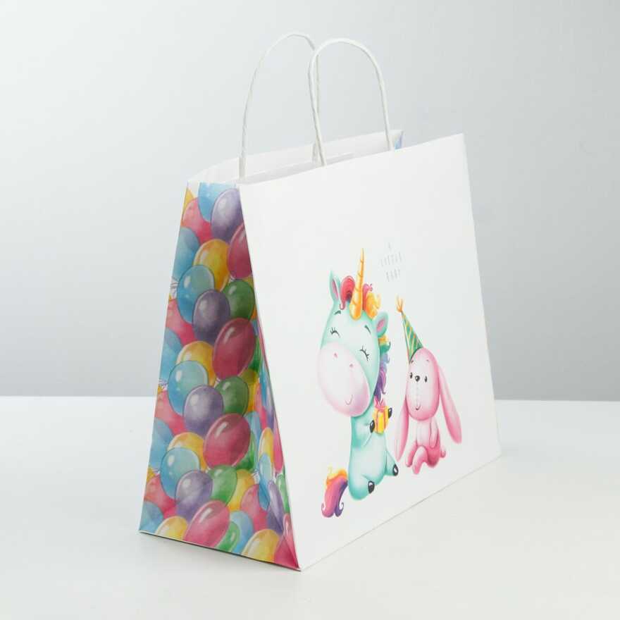 Пакет подарочный крафт Малыши, арт. 3823508, производитель Sima-land (Сима-Ленд), ISBN 290-0-03823-508-6, № 3