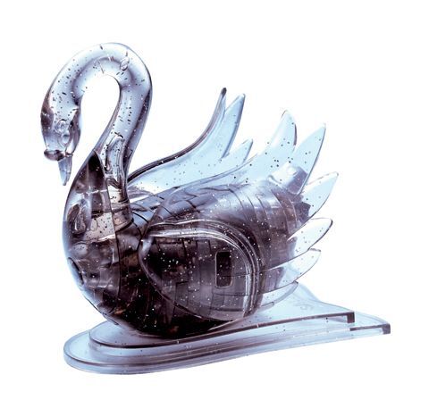 3D Головоломка Лебедь черный, арт. 90011, производитель Jeruel Industrial Company Ltd, ISBN 489-3-71890-011-5, № 2