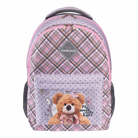 Ученический рюкзак EasyLine с двумя отделениями и грудной перемычкой 20 л. Teddy Bear, разноцветный, арт. 54470, производитель ErichKrause® (Эрих Краузе), ISBN 465-0-18454-470-6, № 4